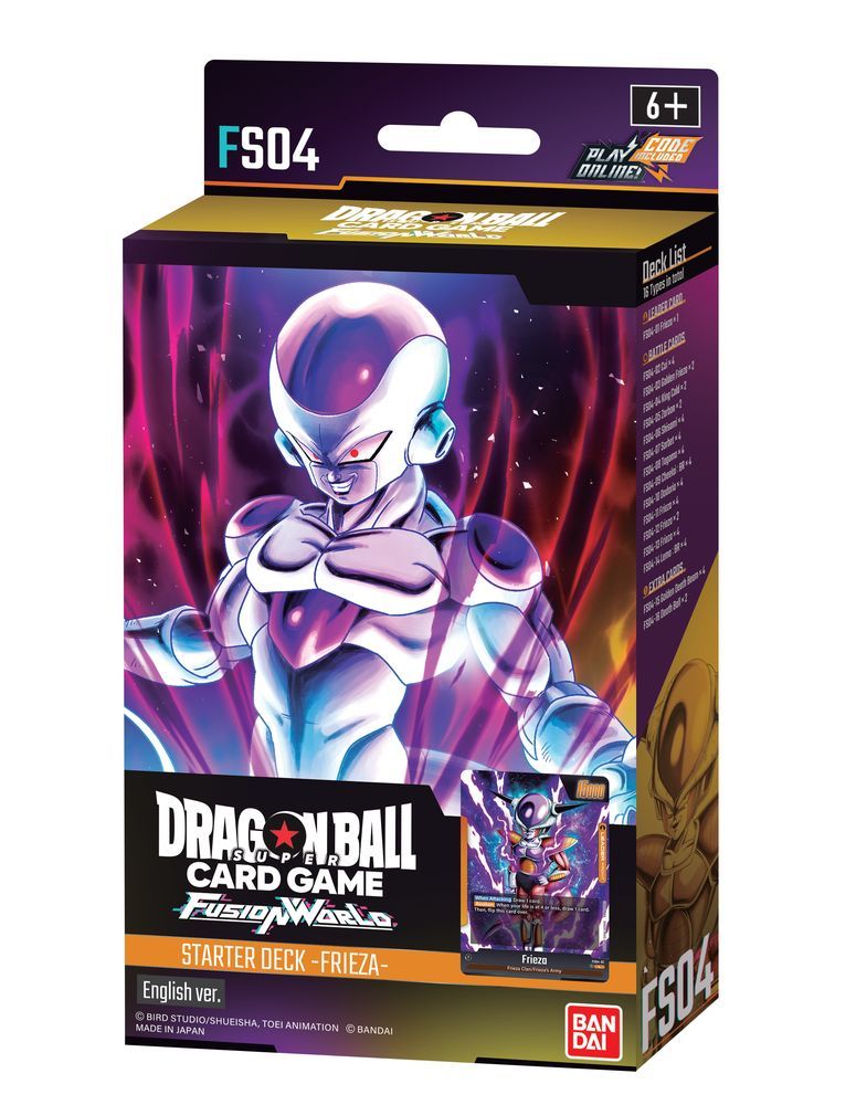 Dragon Ball Super Card Game: Fusion World – Starter Deck Display: Frieza [FS04]