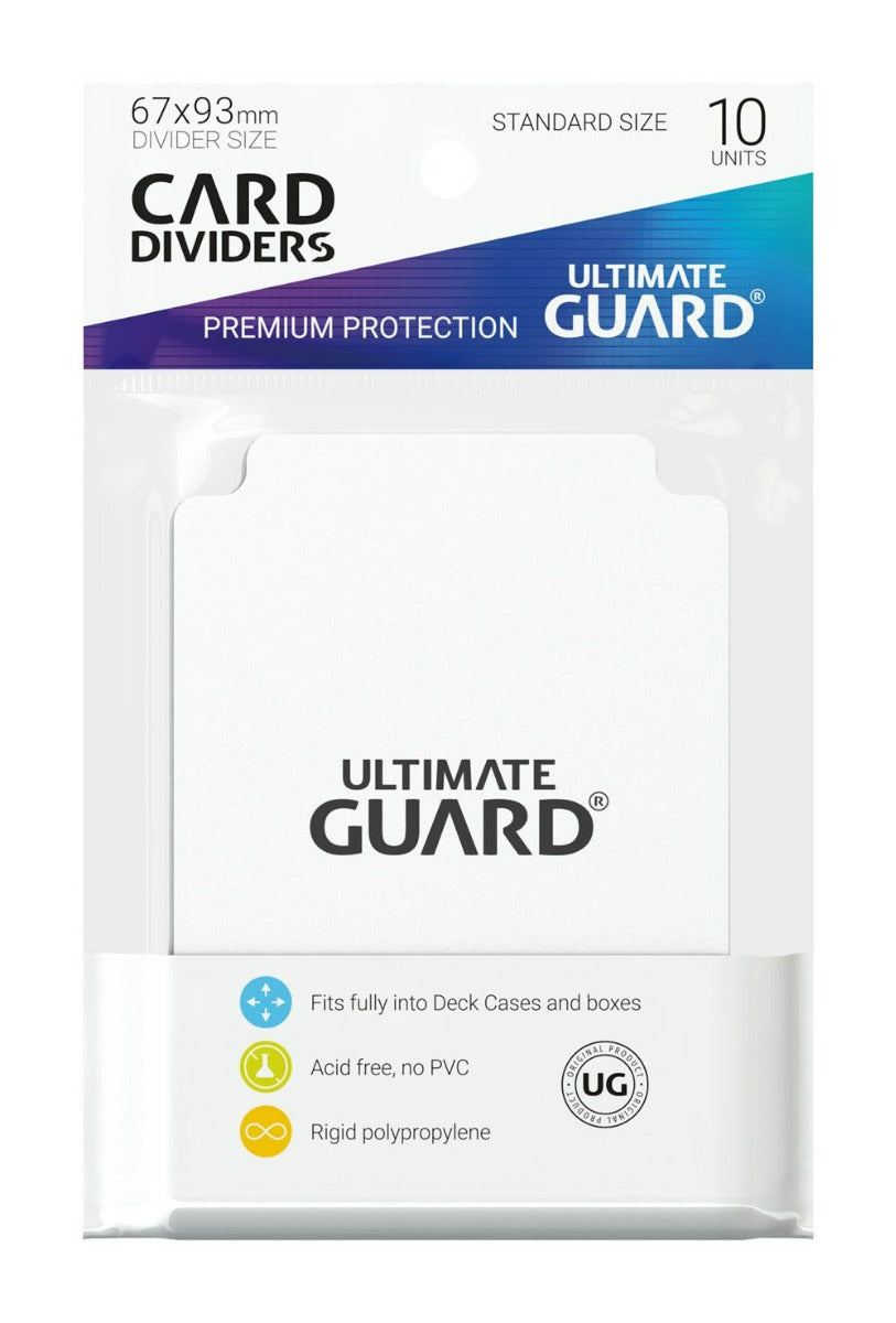 Ultimate Guard Card Dividers Standard Size White (10)