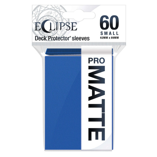 Eclipse Matte Small Sleeves 60 pack Pacific Blue