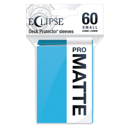 Eclipse Matte Small Sleeves 60 pack Sky Blue