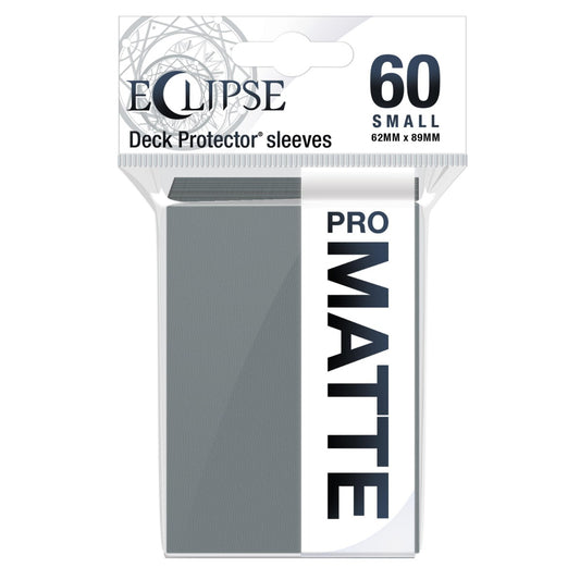 Eclipse Matte Small Sleeves 60 pack Smoke Grey