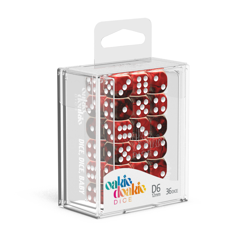 Oakie Doakie Dice D6 12 mm Gemi - Vampire (36)