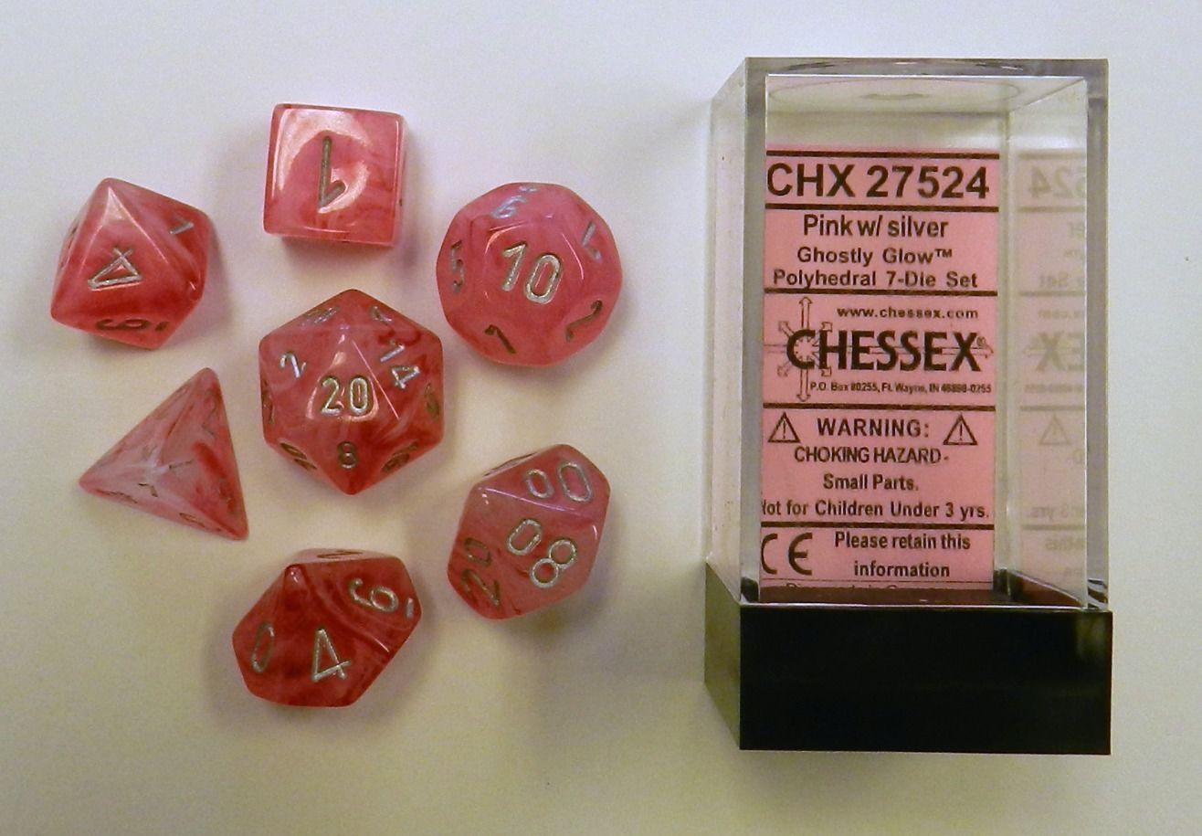 CHX 27524 Ghostly Glow Pink/Silver 7-Die Set