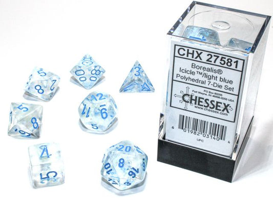 CHX 27581 Borealis Polyhedral Icicle/Light Blue Luminary 7-Die Set