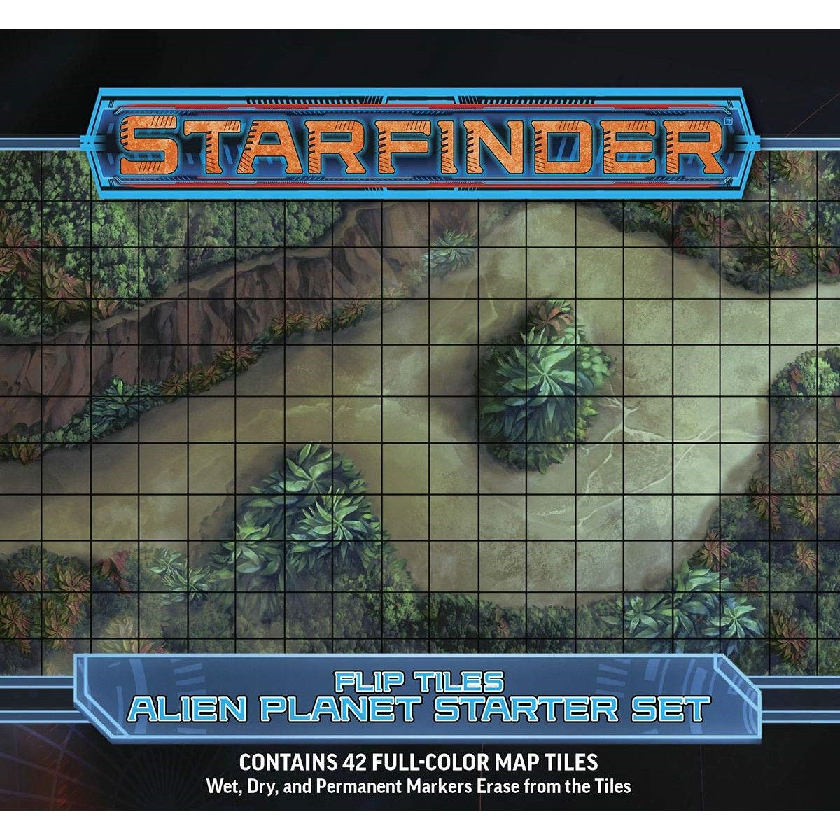 Starfinder RPG Flip-Tiles: Alien Planet Starter Set