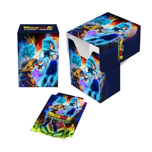 Dragon Ball Super Full View Deck Box Goku Vegeta and Broly