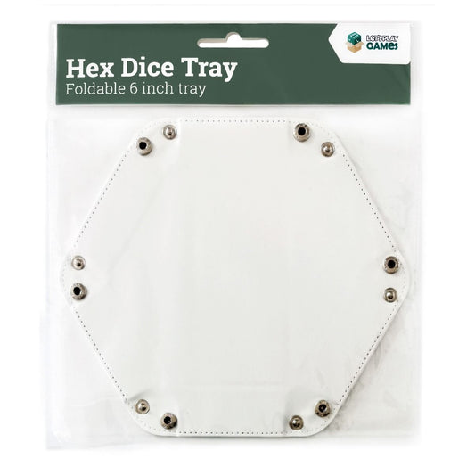 LPG Hex Dice Tray 6" White