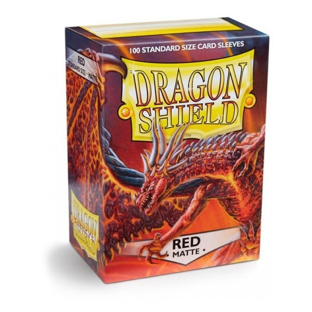 Sleeves - Dragon Shield - Box 100 - Red MATTE