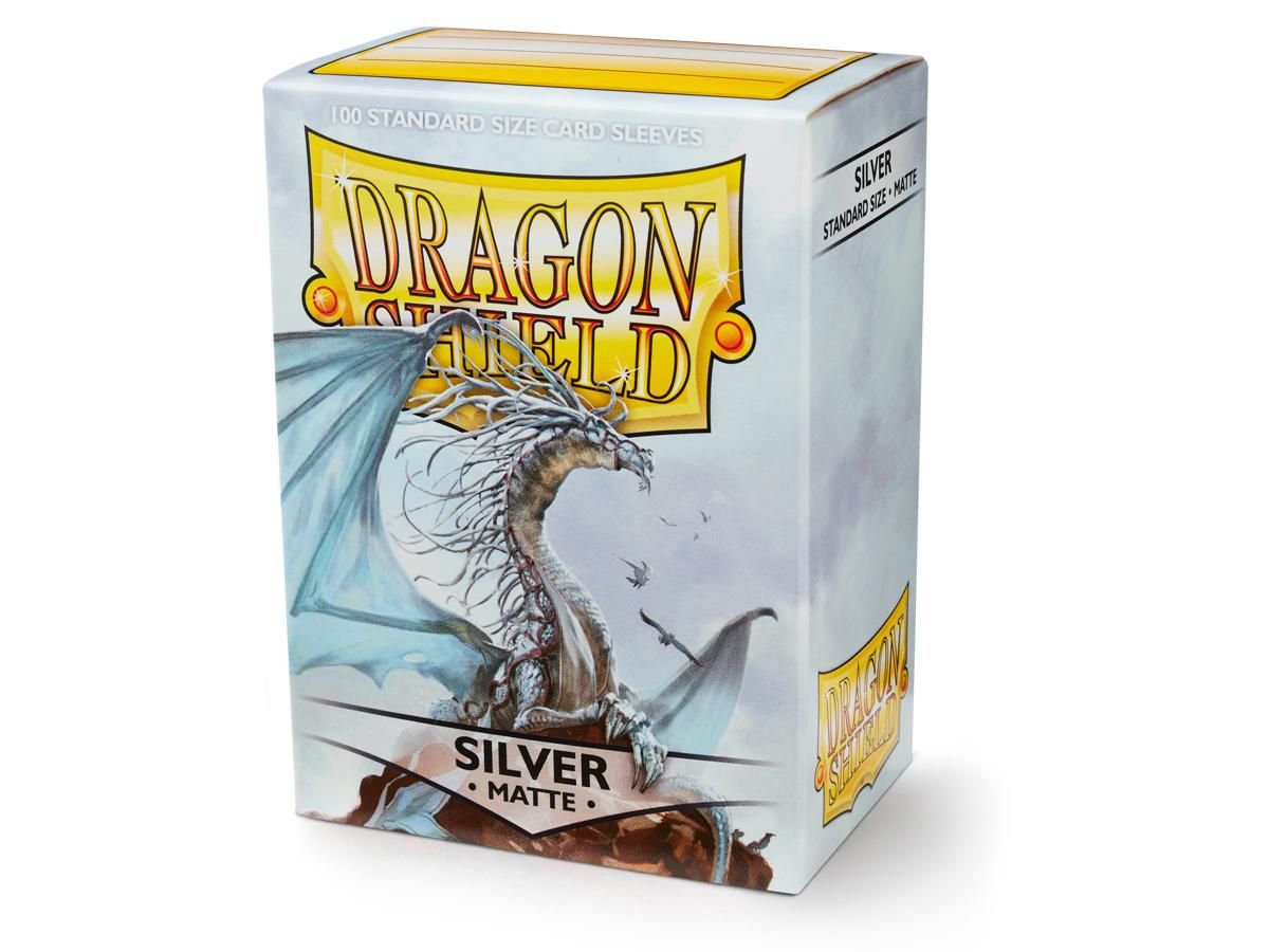 Sleeves - Dragon Shield - Box 100 - Silver MATTE