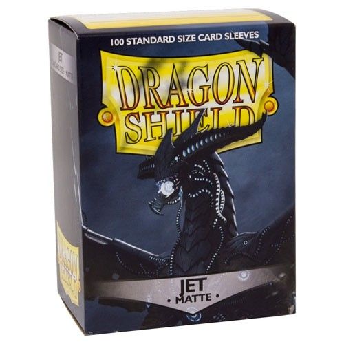 Sleeves - Dragon Shield - Box 100 - Jet MATTE
