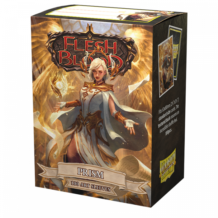 Sleeves - Dragon Shield - Box 100 - Matte Art - Flesh and Blood Prism