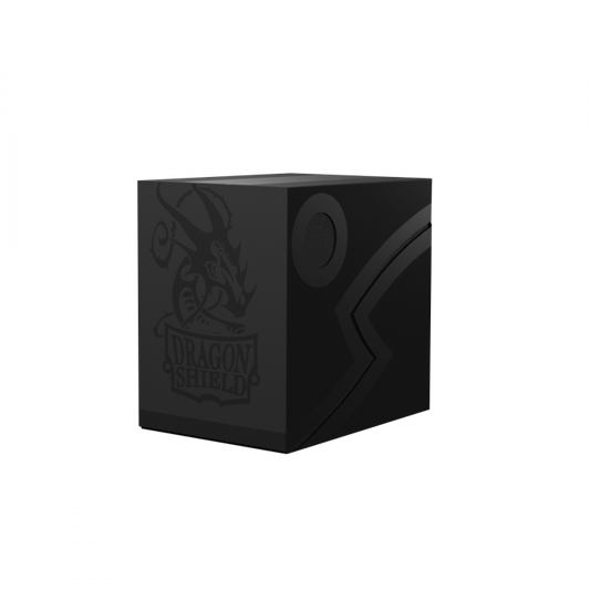 Deck Box Dragon Shield Revised Double Shell - Shadow Black/Black