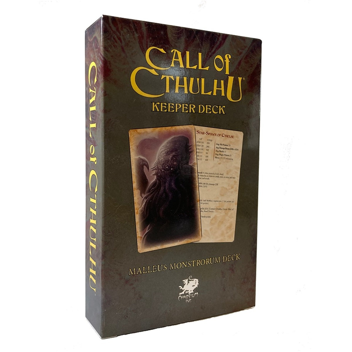 Call of Cthulhu RPG - The Malleus Monstrorum Keeper Deck