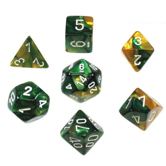 CHX 26425 Gemini Gold-Green/White 7-Die Set