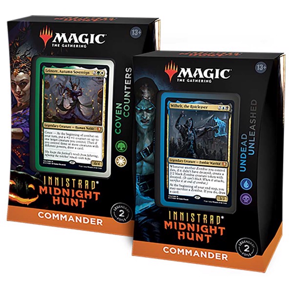 Magic Innistrad Midnight Hunt Commander Deck Display