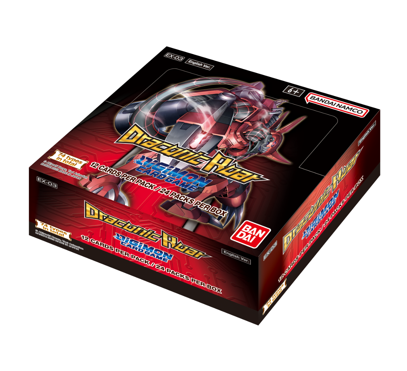 Digimon Card Game Draconic Roar [EX-03] Booster Display