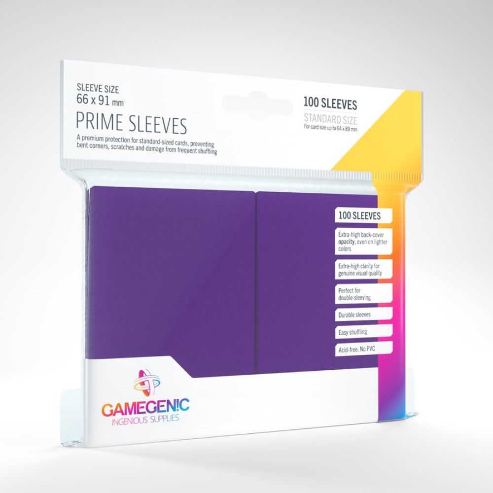 Gamegenic Prime 100ct Purple Sleeves