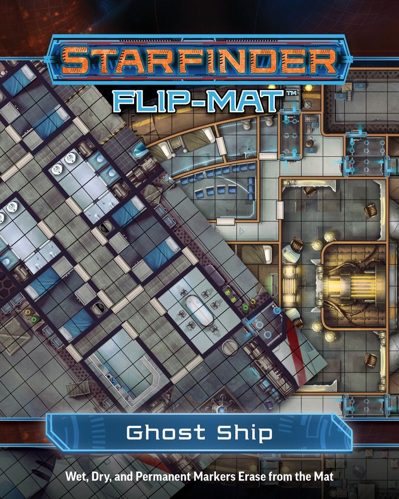 Starfinder RPG Flip Mat Starship Ghost Ship