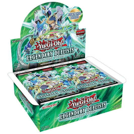 Yugioh - Legendary Duelists Synchro Storm Booster Display