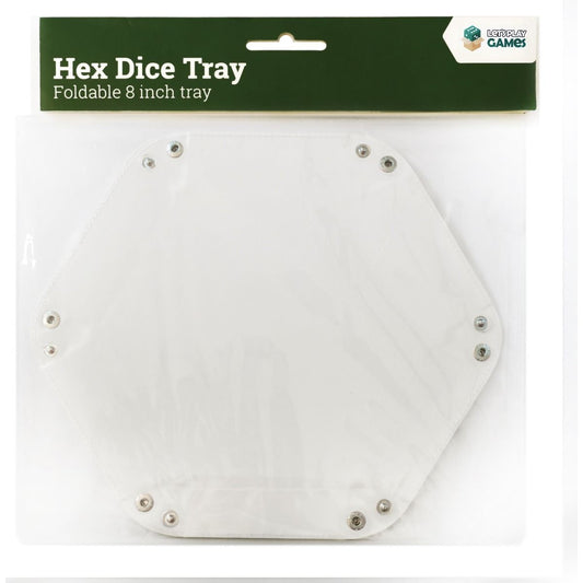 LPG Hex Dice Tray 8" White