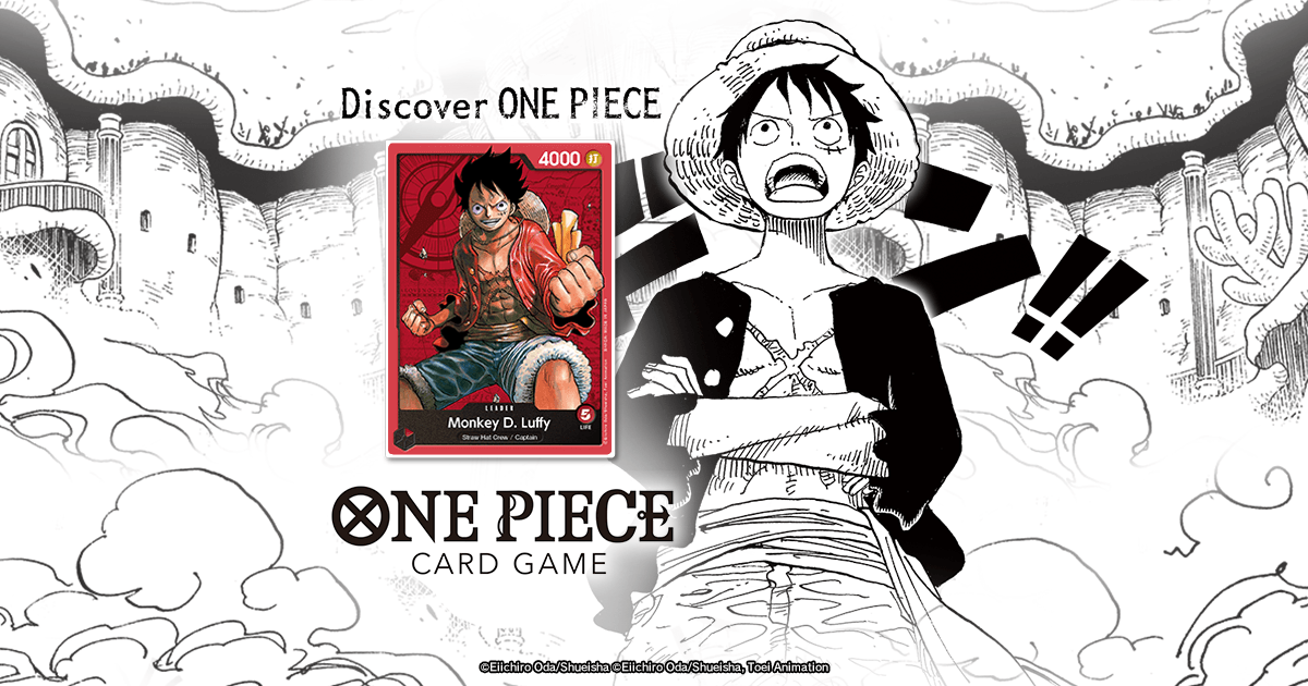 One Piece Card Game Straw Hat Crew (ST-01) Starter Deck Display