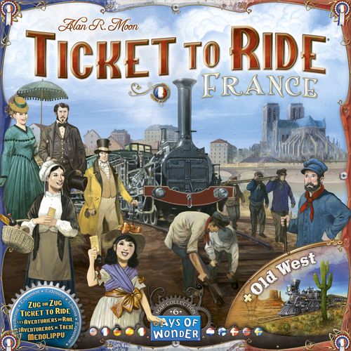 Ticket to Ride France/Old West Map 6