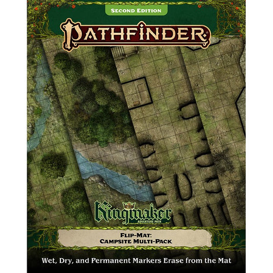 Pathfinder Accessories Flip-Mat: Kingmaker Adventure Path Campsite Multi-Pack