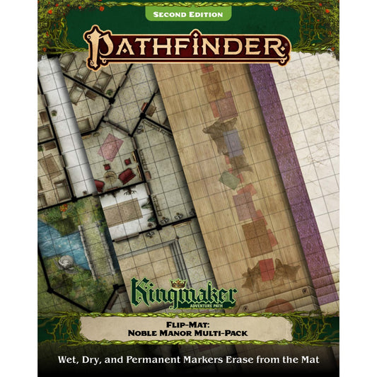Pathfinder Accessories Flip-Mat: Kingmaker Adventure Path Noble Manor Multi-Pack