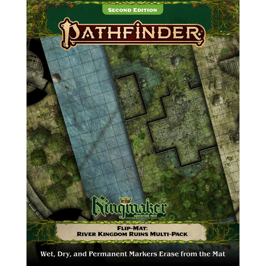 Pathfinder Accessories Flip-Mat: Kingmaker Adventure Path River Kingdoms Ruins Multi-Pack