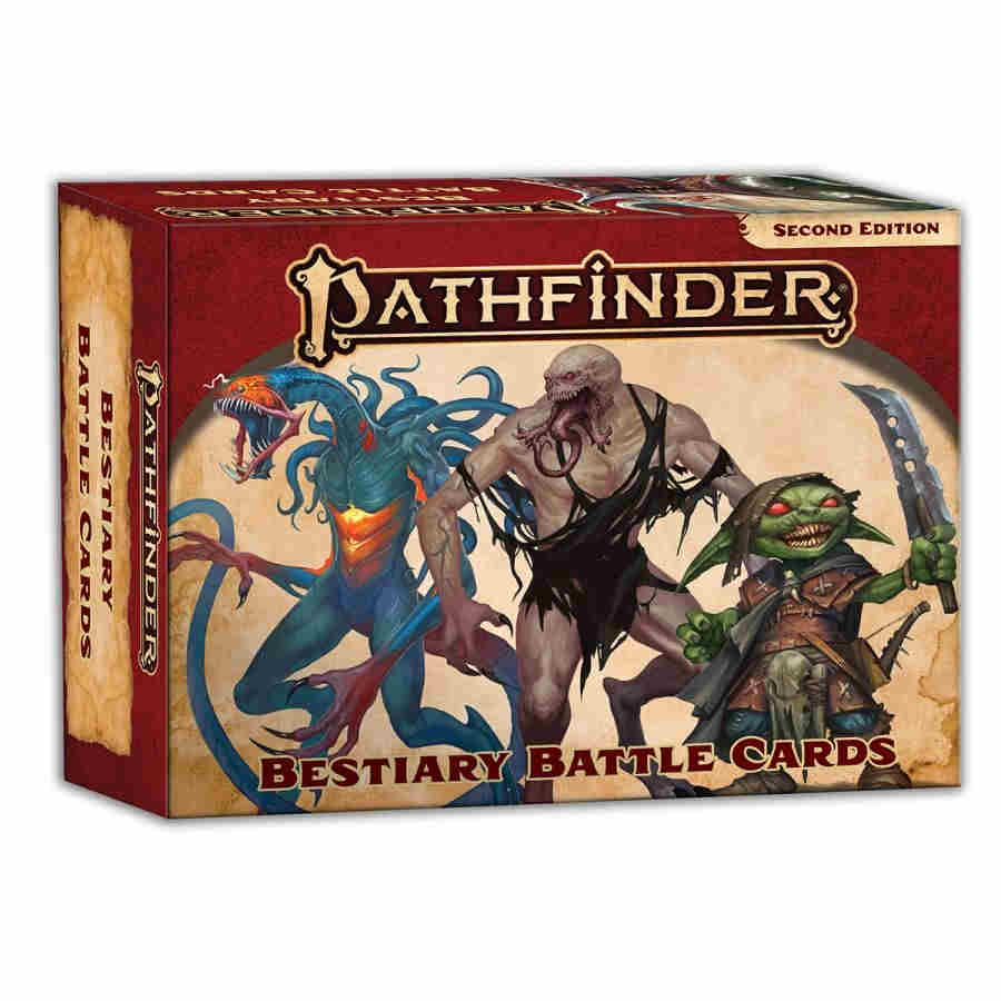 Pathfinder Second Edition Bestiary 3 Battle Cards