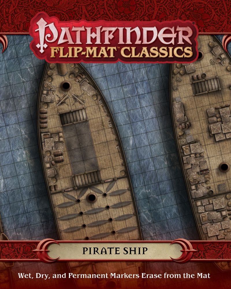 Pathfinder Accessories Flip Mat Classics Pirate Ship