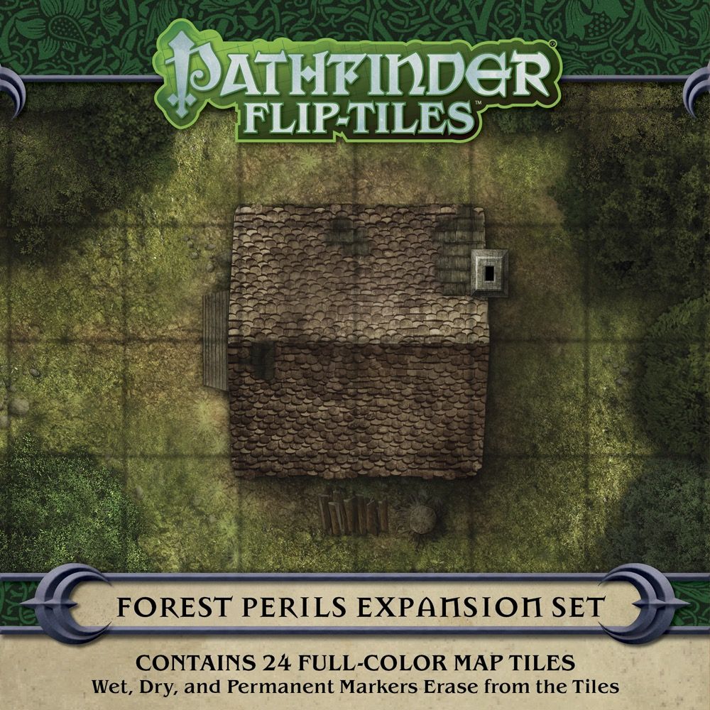 Pathfinder Accessories Flip Tiles Forest Perils Expansion