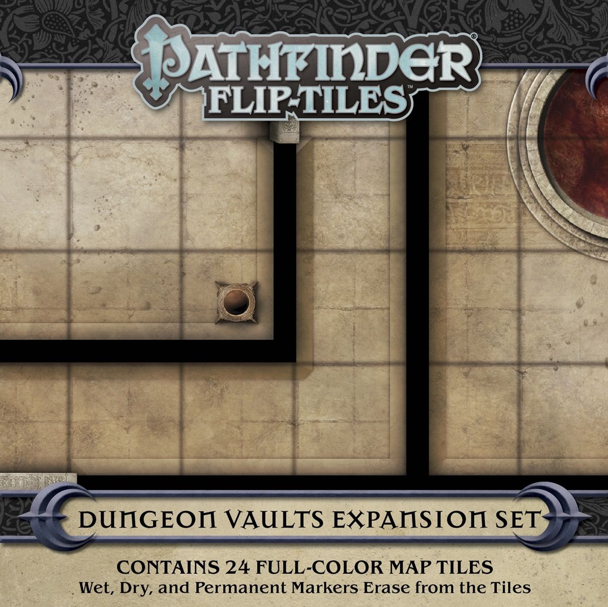 Pathfinder Accessories Flip Tiles Dungeon Vaults Expansion