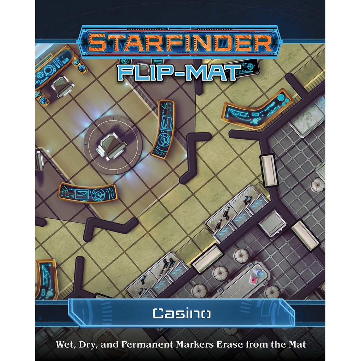 Starfinder RPG Flip Mat Casino