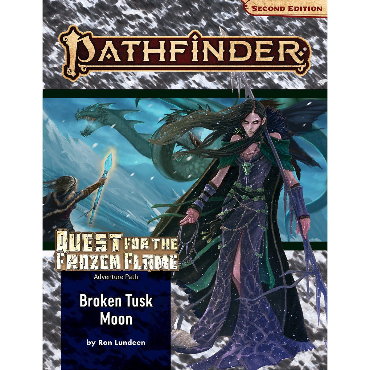 Pathfinder Second Edition Adventure Path Quest for the Frozen Flame #1 Broken Tusk Moon