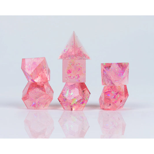 Sirius Dice - Pink Cloak & Dagger Dice Set 7