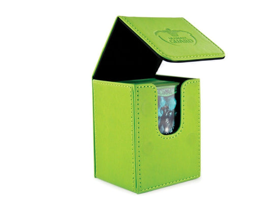 Ultimate Guard Flip Deck Case 100+ Standard Size Green Deck Box