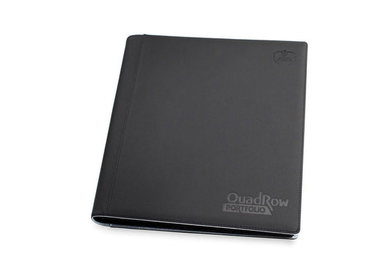 Ultimate Guard 12-Pocket QuadRow Portfolio XenoSkin Black Folder