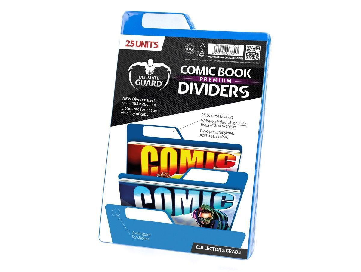 Ultimate Guard Premium Comic Book Dividers Blue (25)