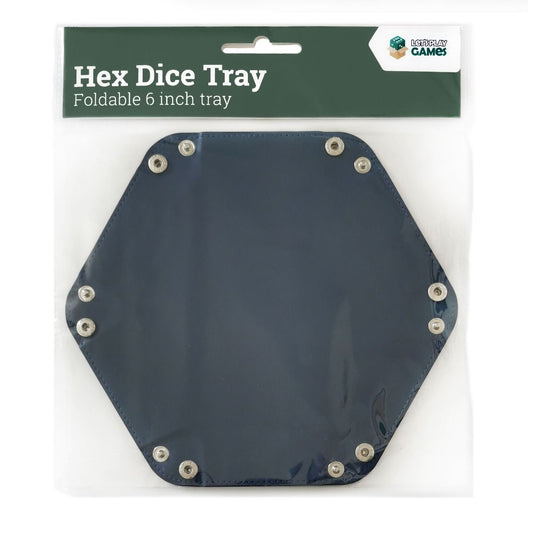 LPG Hex Dice Tray 6" Blue