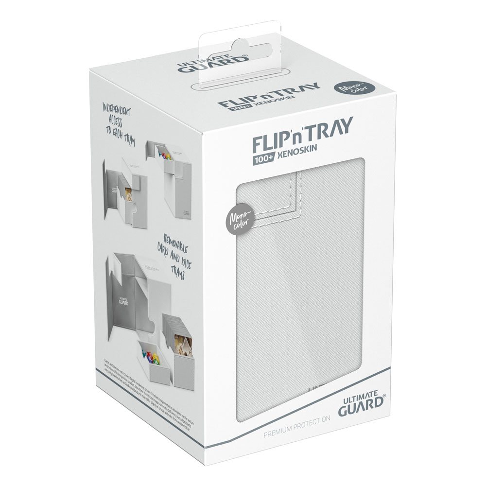 Ultimate Guard Flip n Tray 100+ XenoSkin Monocolor White Deck Box